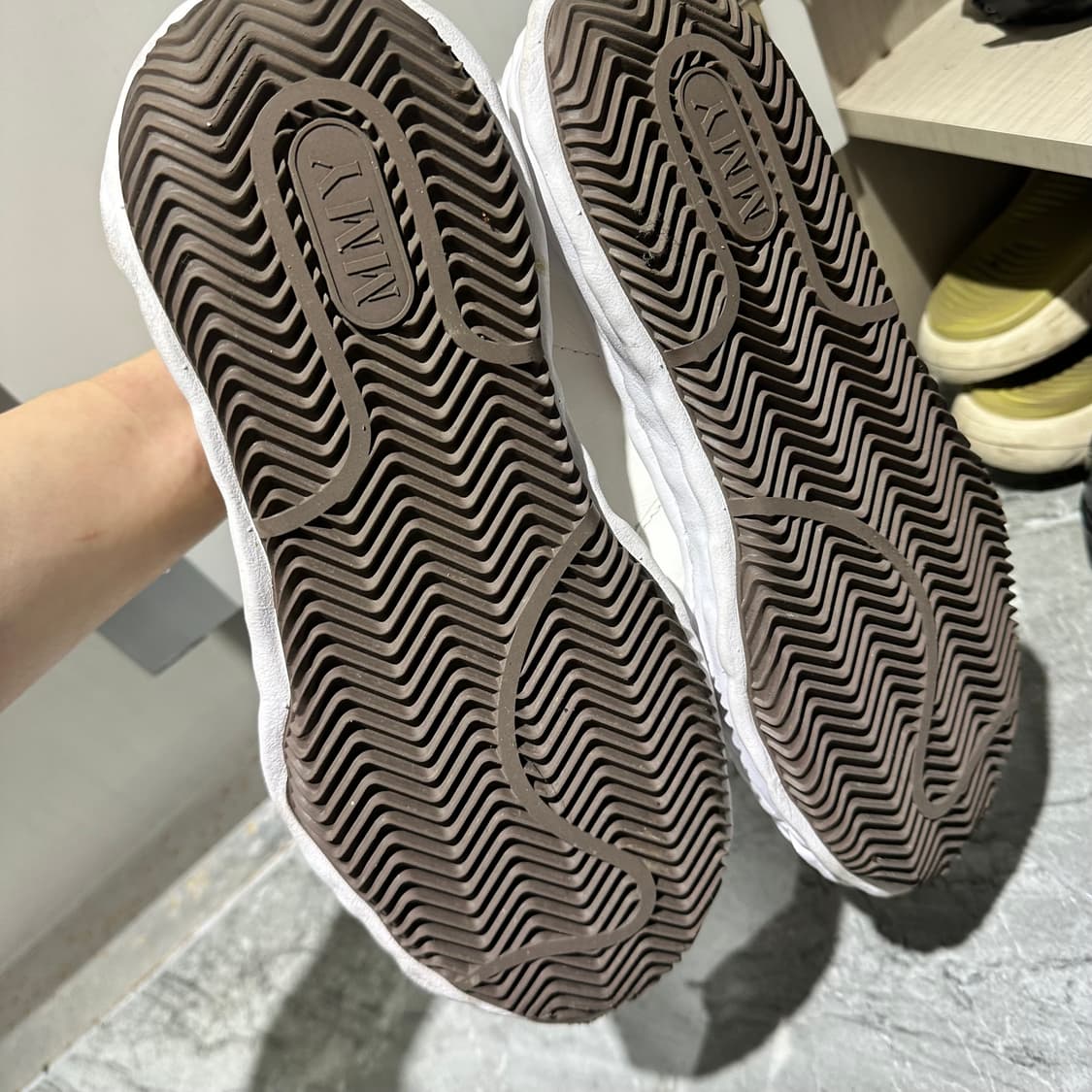 [41] 미하라 야스히로 블레이키 레더 화이트 상품이미지4