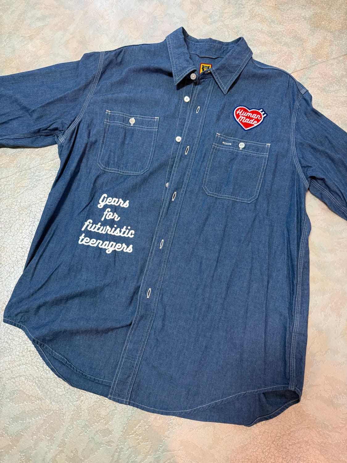 [XL] 휴먼메이드 샴브레이 셔츠 상품이미지2