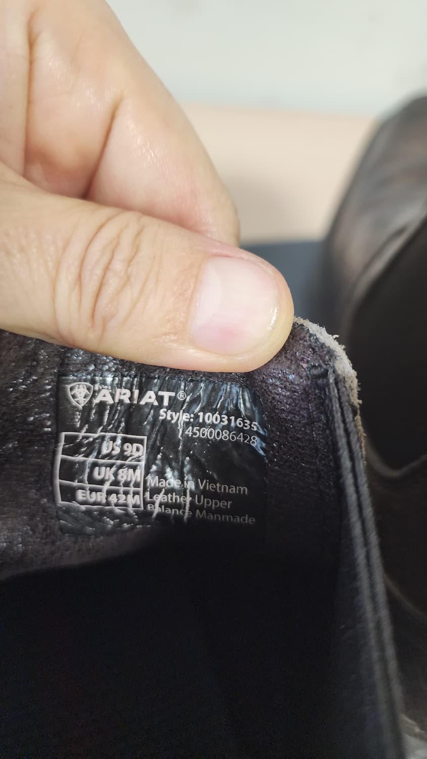 ARIAT 가죽 첼시 부츠 270 상품이미지8