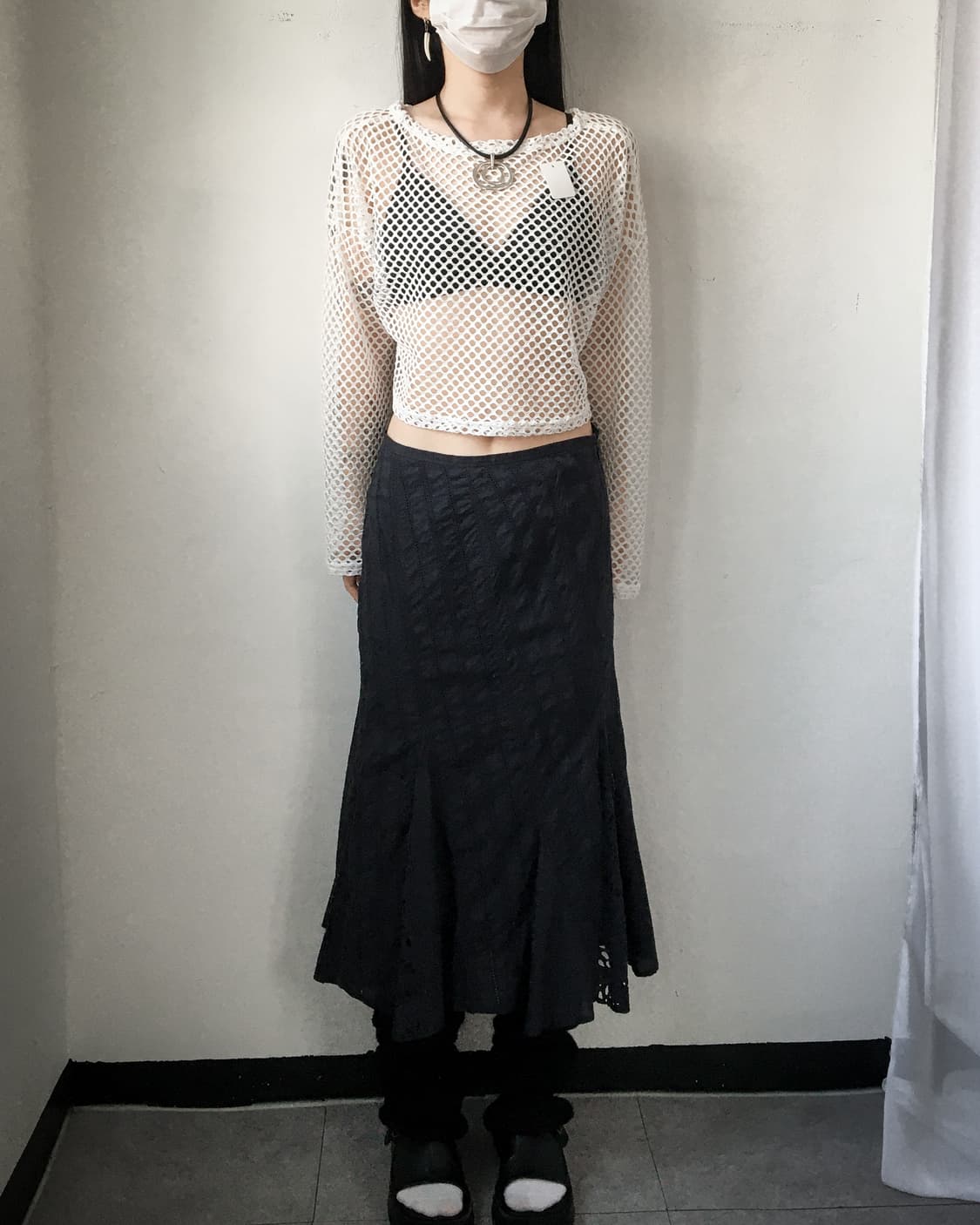 Line detail skirt 상품이미지5
