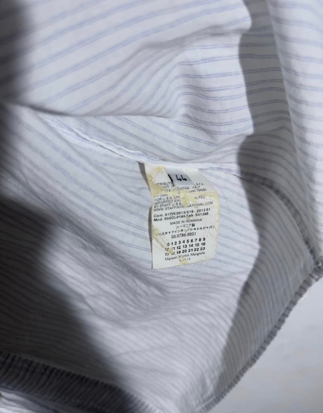 마틴 마르지엘라 스트라이프 셔츠 상품이미지5