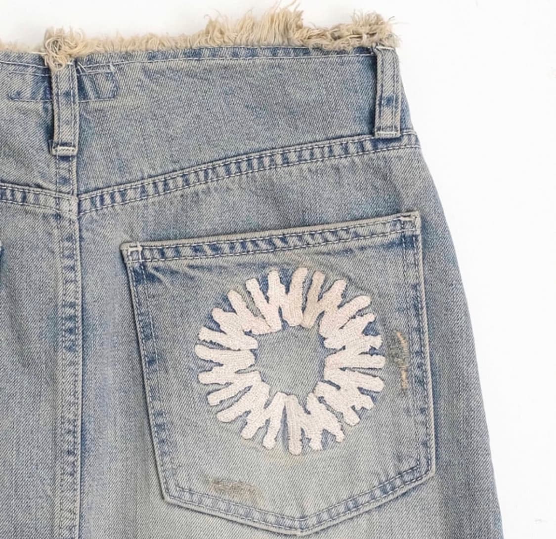 999휴머니티 데님 스커트 (0사이즈) 상품이미지5