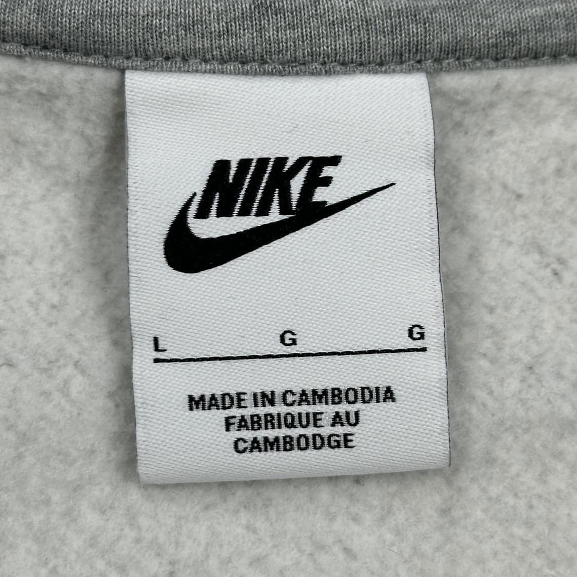 나이키 퓨추라 박시핏 반집업 맨투맨 그레이 L 상품이미지5