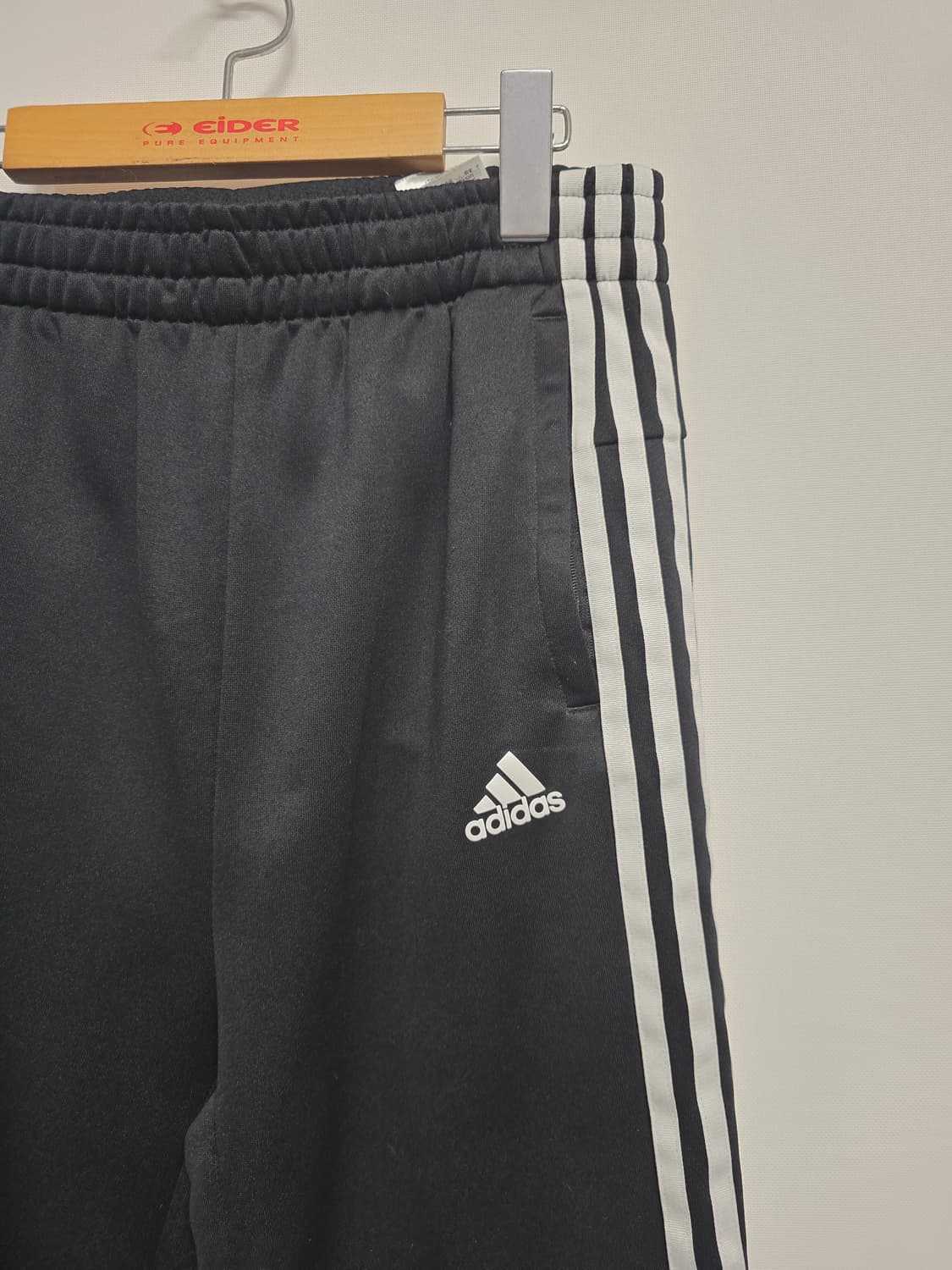 아디다스 3선 트레이닝 바지 블랙 상품이미지2