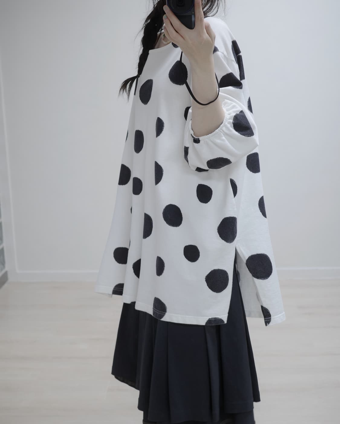 le colis cotton dot one-piece 상품이미지5