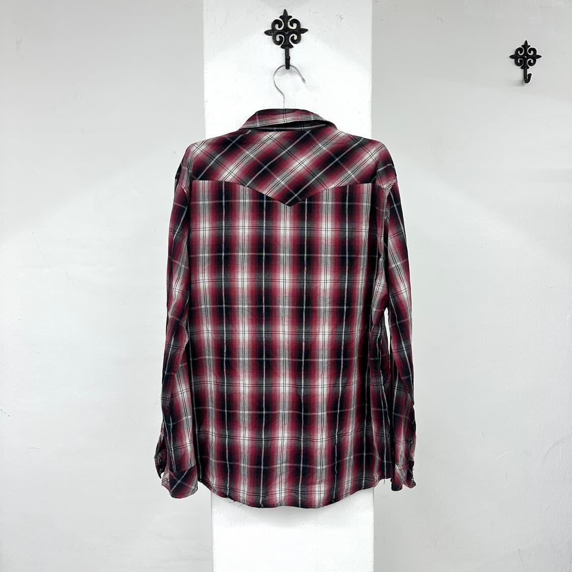 Red tartan pattern shirts 상품이미지4