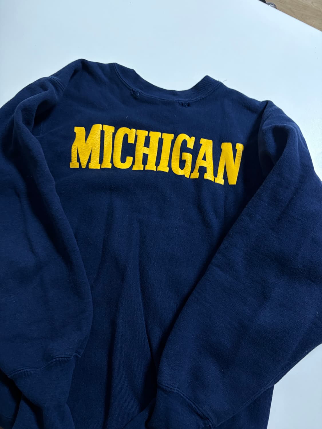 [ L ] 90s 챔피온 리버스위브 크루넥 MICHIGAN 상품이미지1