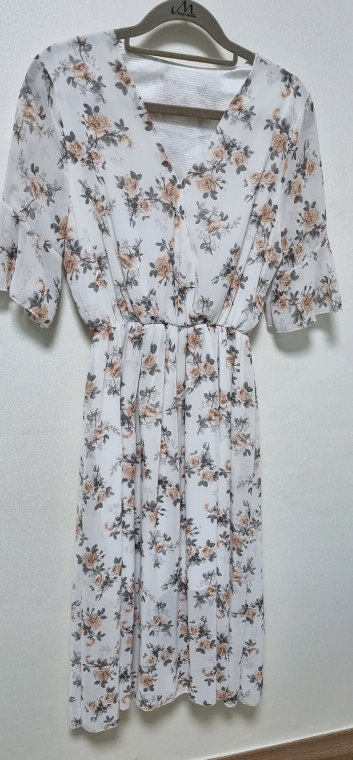 반팔 플라워 원피스3개 상품이미지5