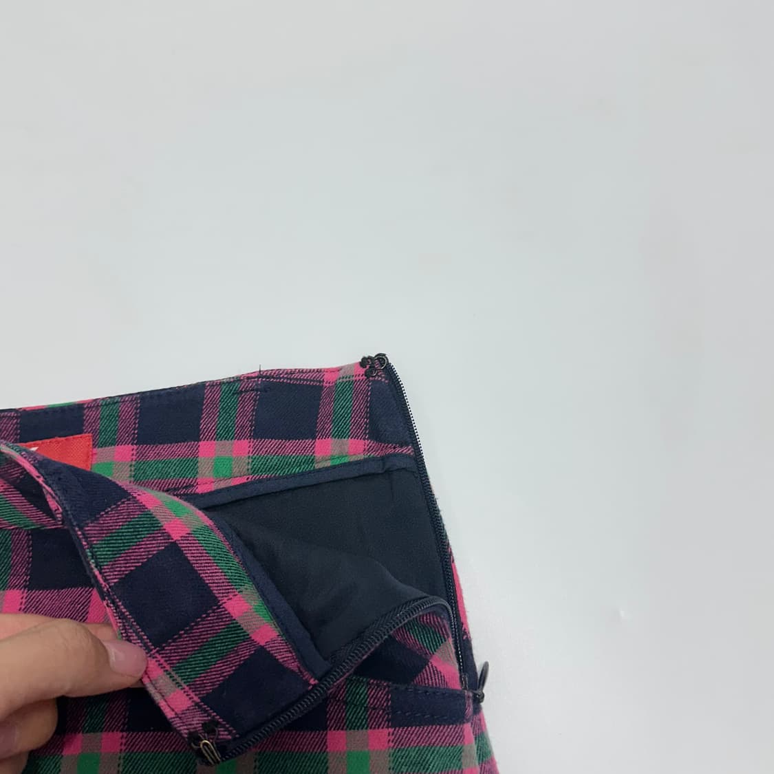 JDX 체크 골프치마 상품이미지4
