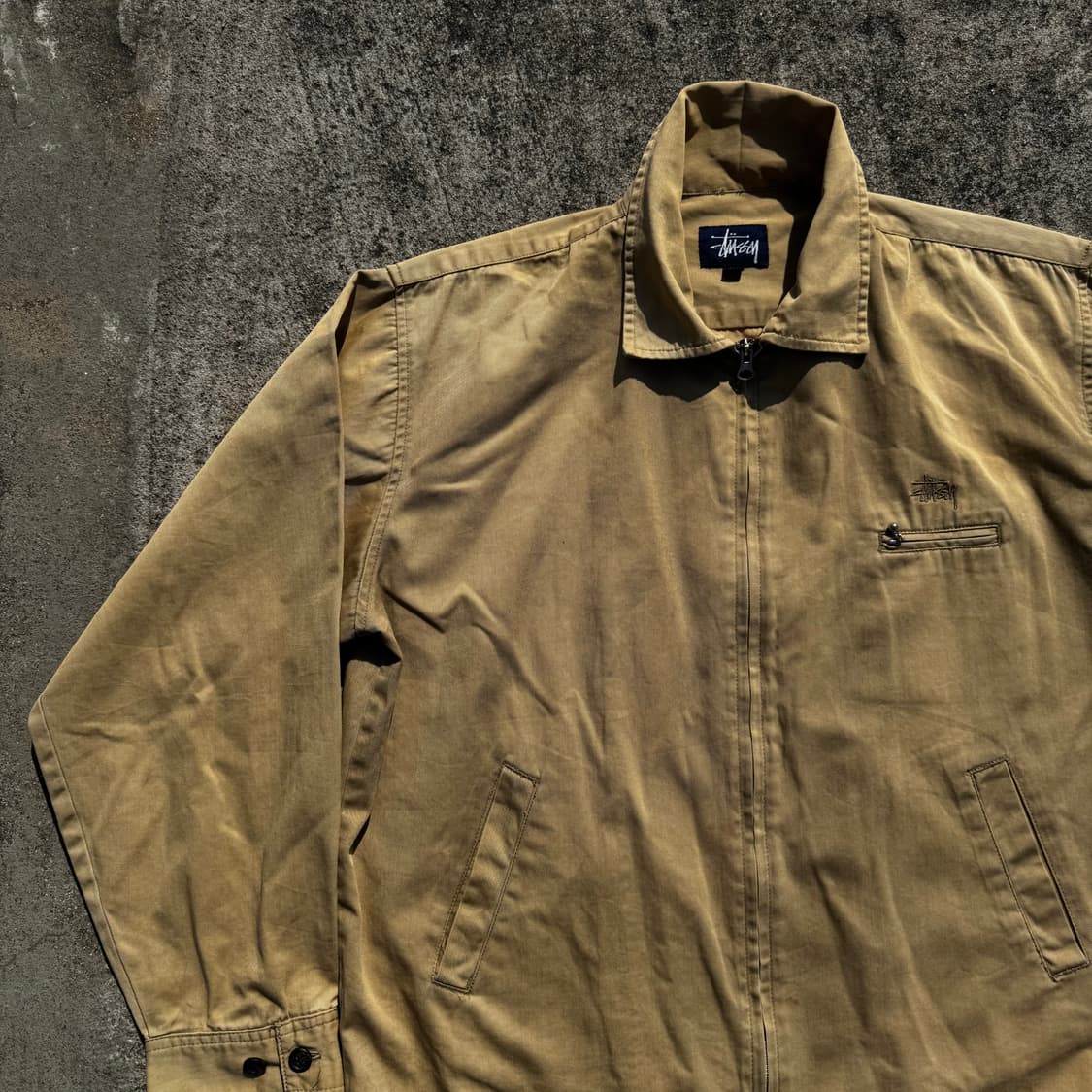 [L~XL] 00s Stussy 스투시 워크 집업 자켓 상품이미지4