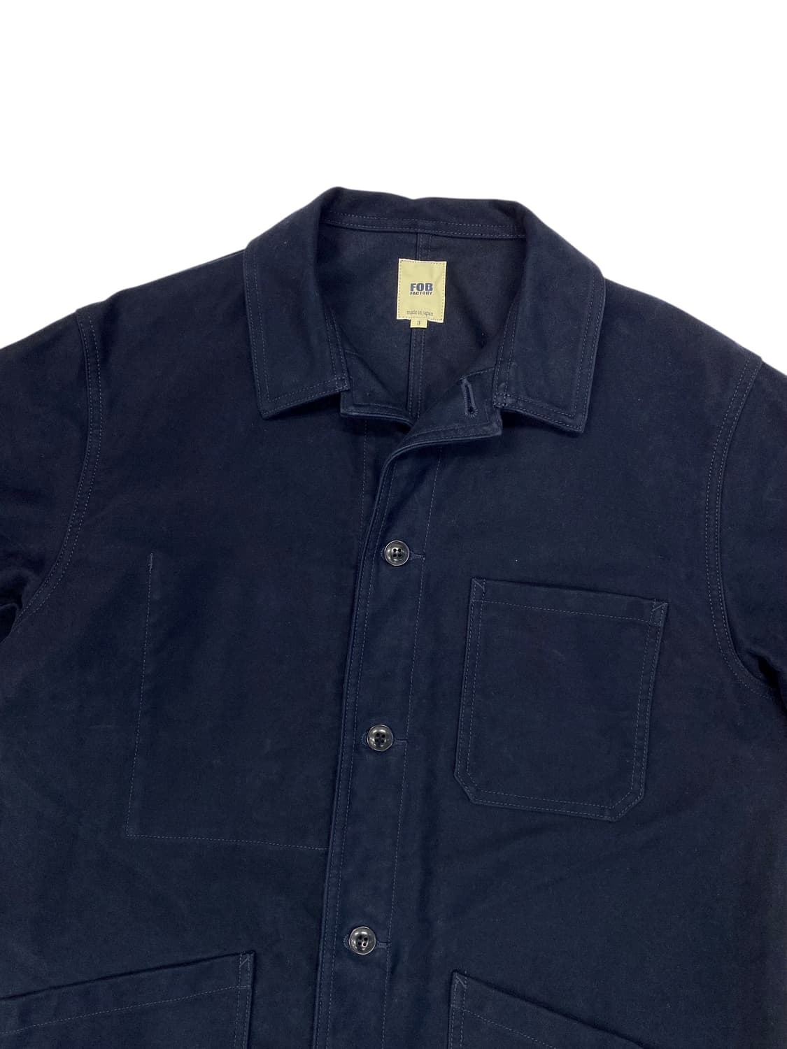 FOB Factory 프렌치 몰스킨 코트 상품이미지3