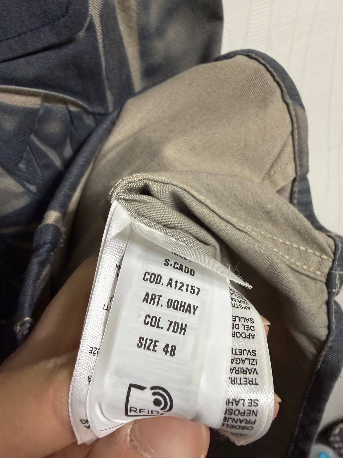 디젤 디스트레스드 셔츠 A121570QHAY 상품이미지7