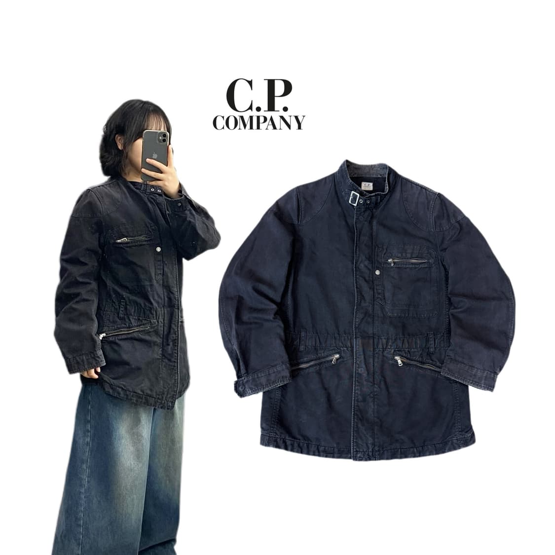 CP컴퍼니 가먼트다잉 스톤워싱 필드 자켓 상품이미지1