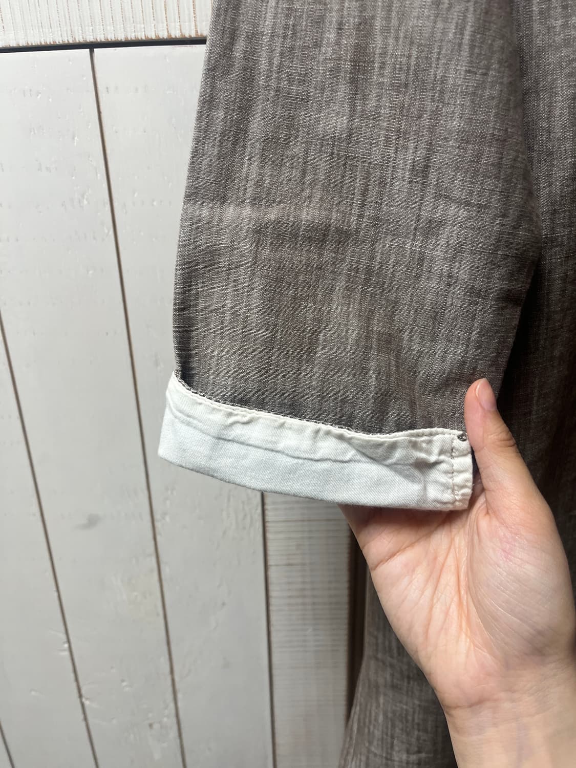 빈티지모리걸 셔츠 원피스 7부 하구미 상품이미지3