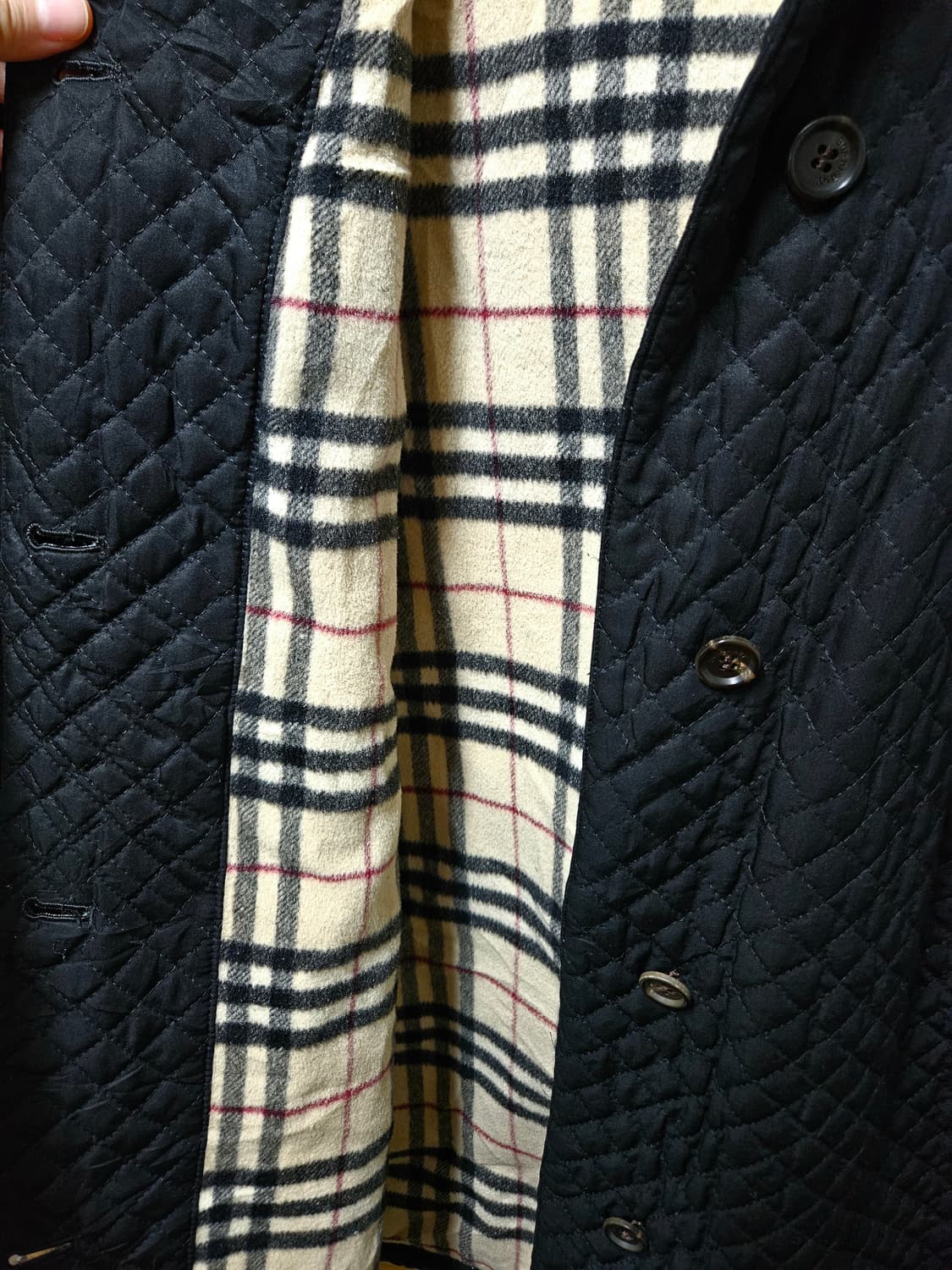 버버리 퀄팅 코트 상품이미지3