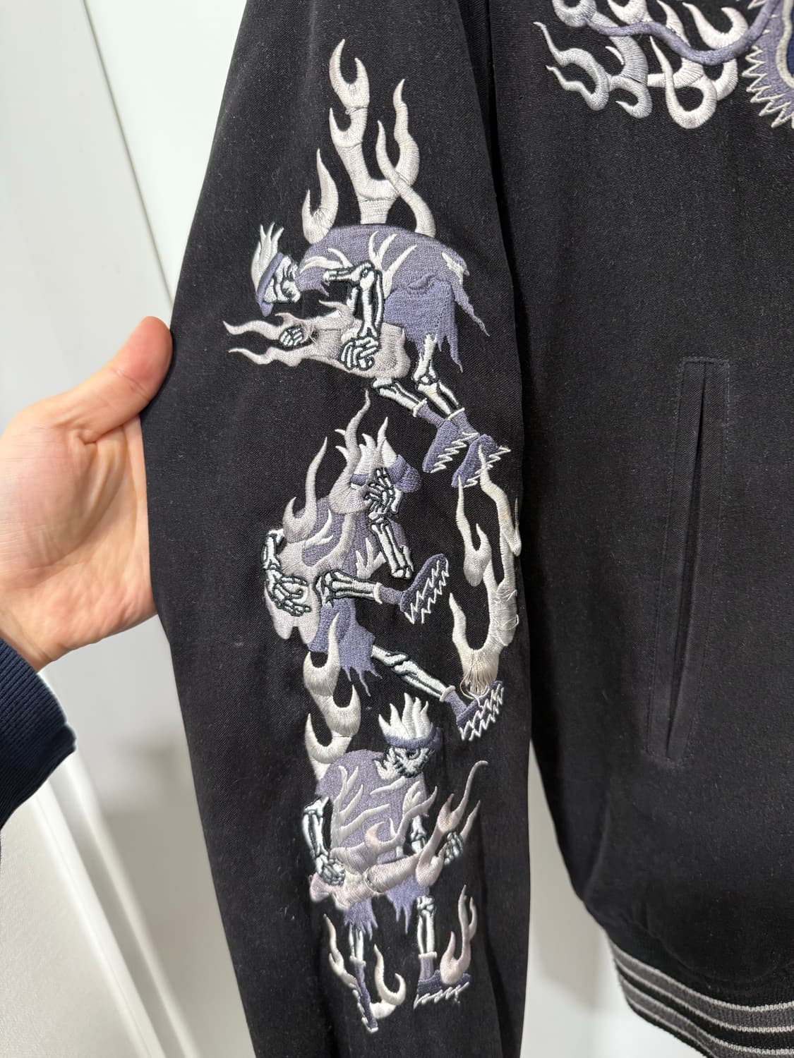 Mpq 리버시블 자수 스카쟌 상품이미지5