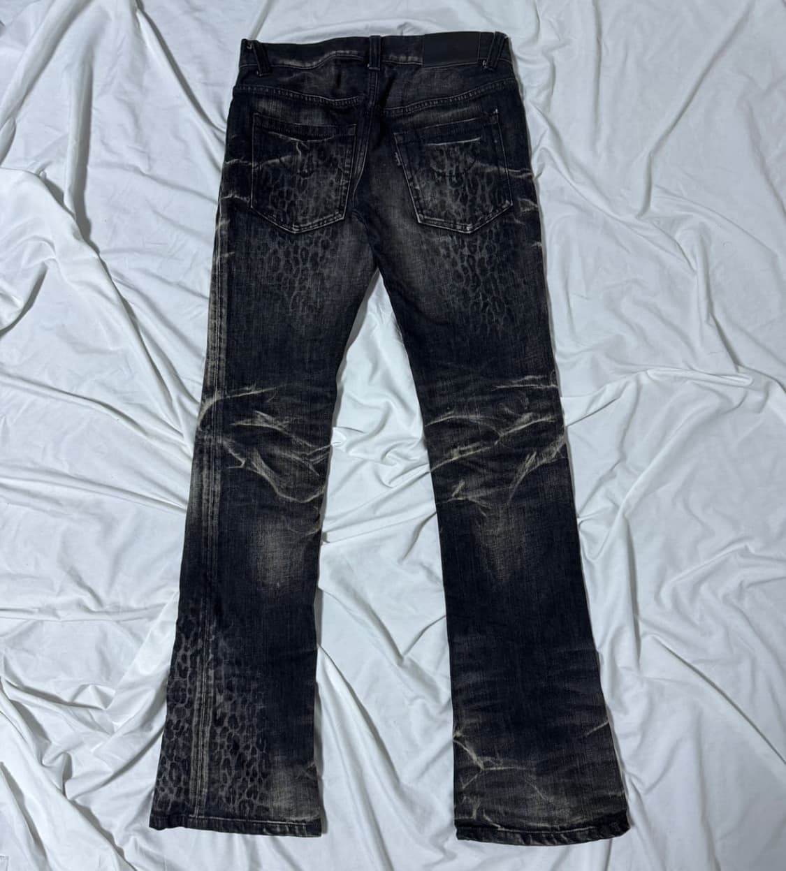 Tornado Mart Leopard Pattern Flared Jean 상품이미지2