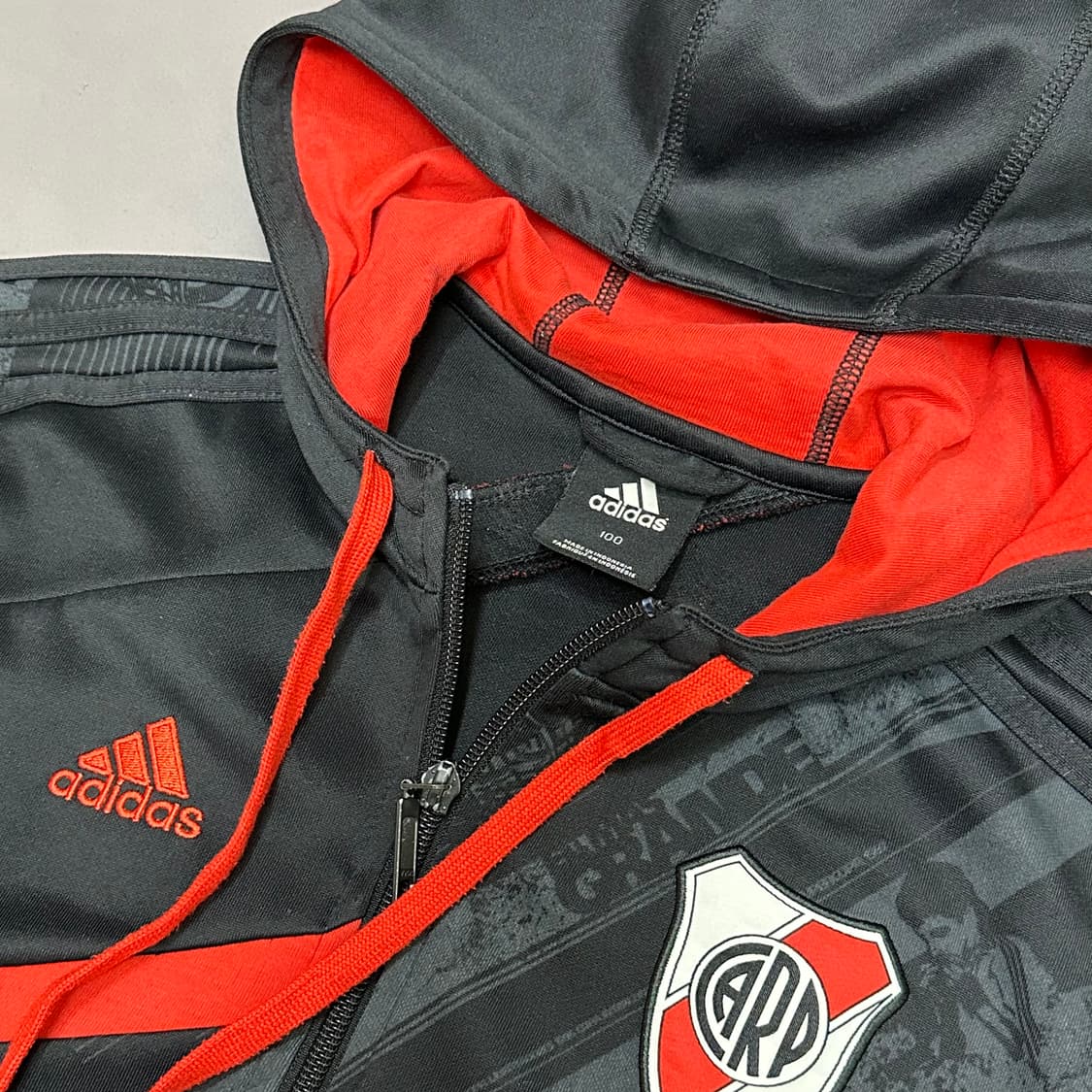 아디다스 레어템 리버플레이트 빈티지 후드집업 100 상품이미지7