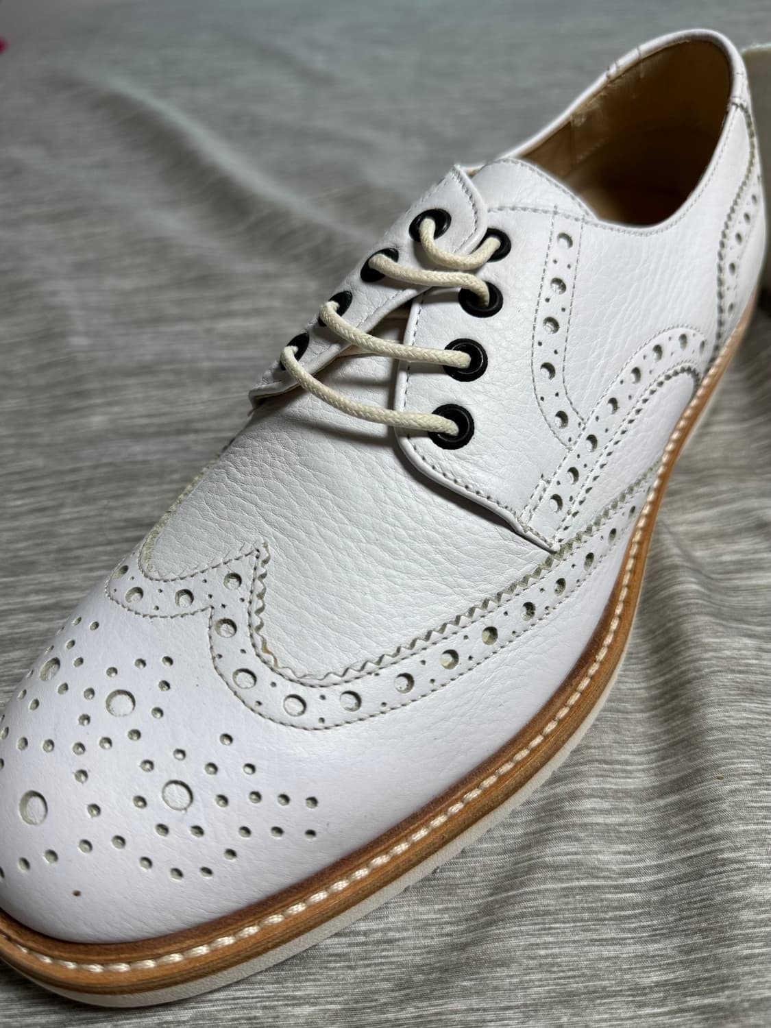 Barneys New York 화이트 윙팁 260 상품이미지8