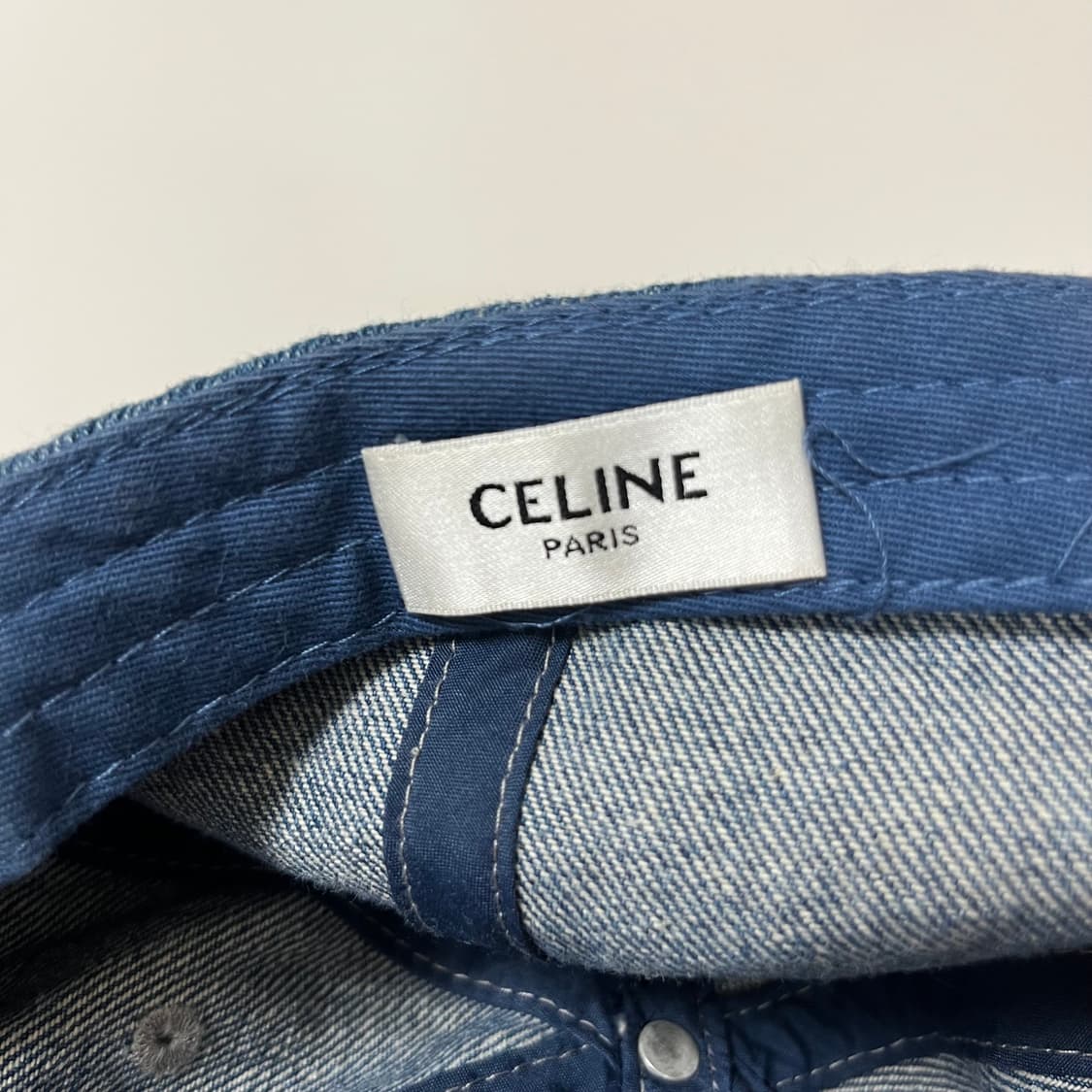 셀린느 로고 베이스볼 캡트레일 워시 모자 상품이미지2