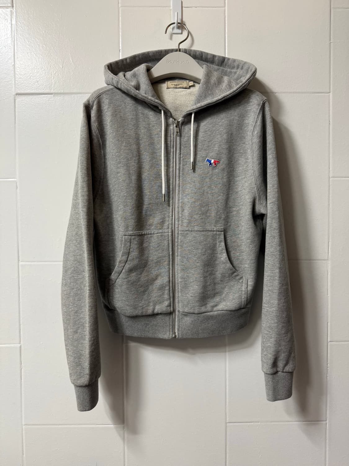 메종키츠네 트리컬러폭스 후드 집업 상품이미지1