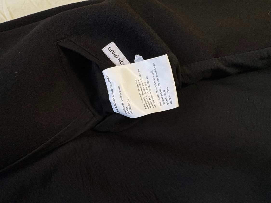 포스트아카이브팩션 뉴 클래식 코트 L 상품이미지3