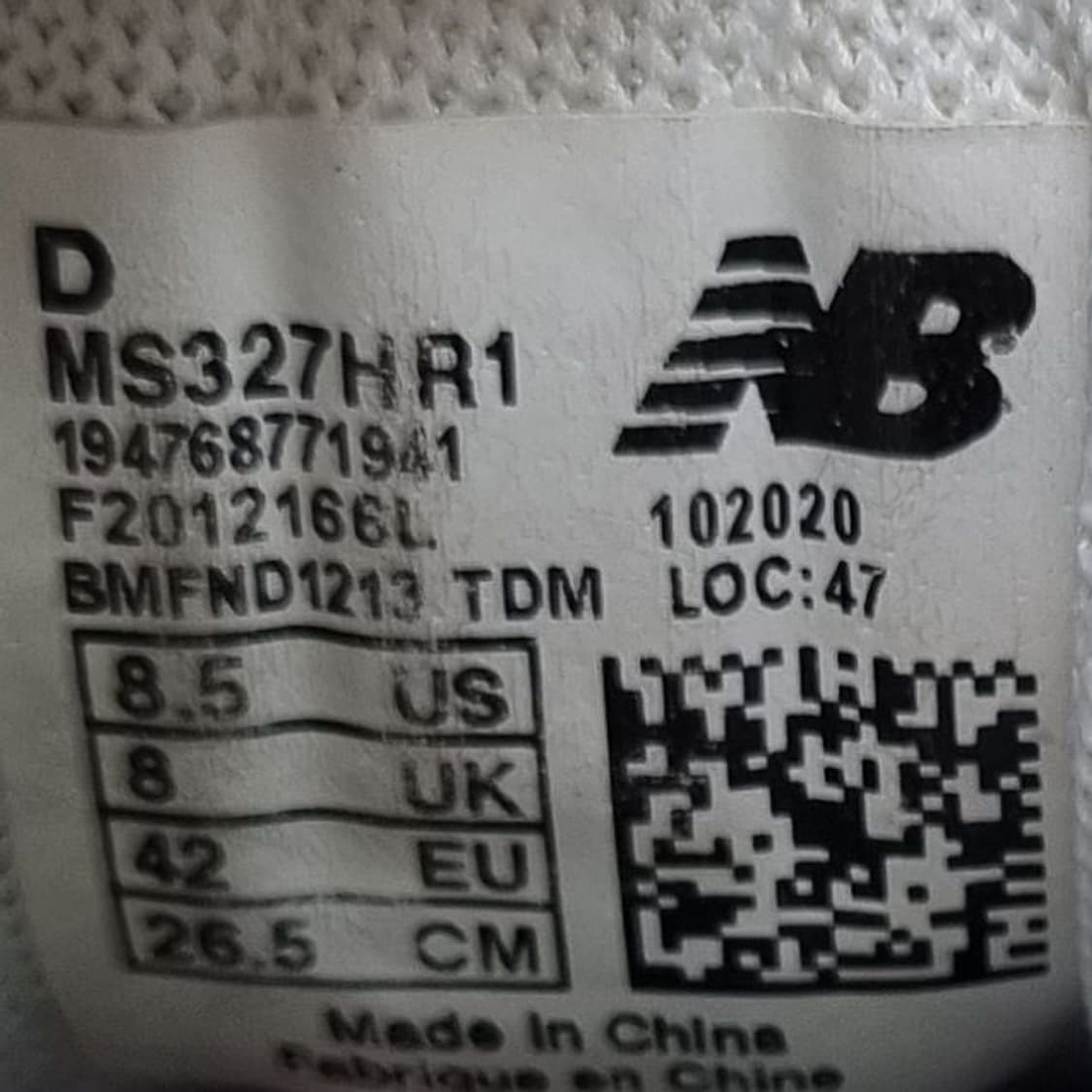 뉴발란스 327 팀버울프 남성운동화265. 상품이미지6