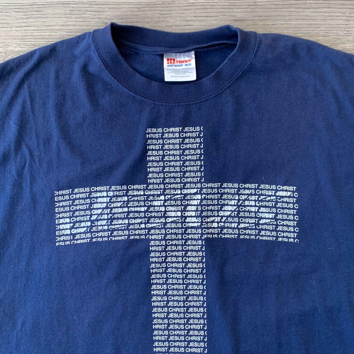 빈티지 Jesus Christ 크로스 티셔츠 상품이미지2