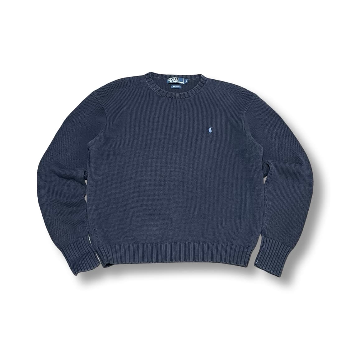 [L] 폴로 랄프로렌 빈티지 네이비 니트 스웨터 상품이미지1