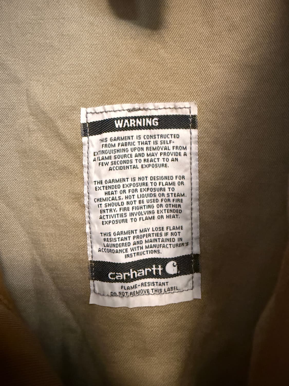 Carhartt FR J020 BRN 난연 워크자켓 XL 상품이미지3