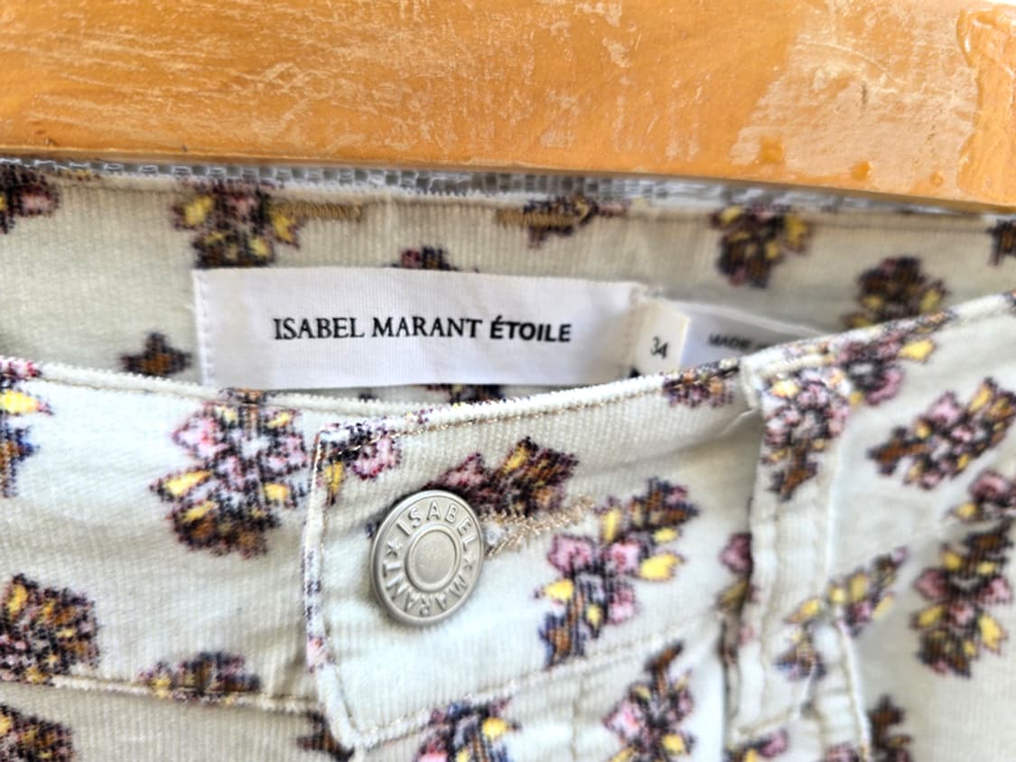 이자벨 마랑 플라워 코듀로이 팬츠 상품이미지5