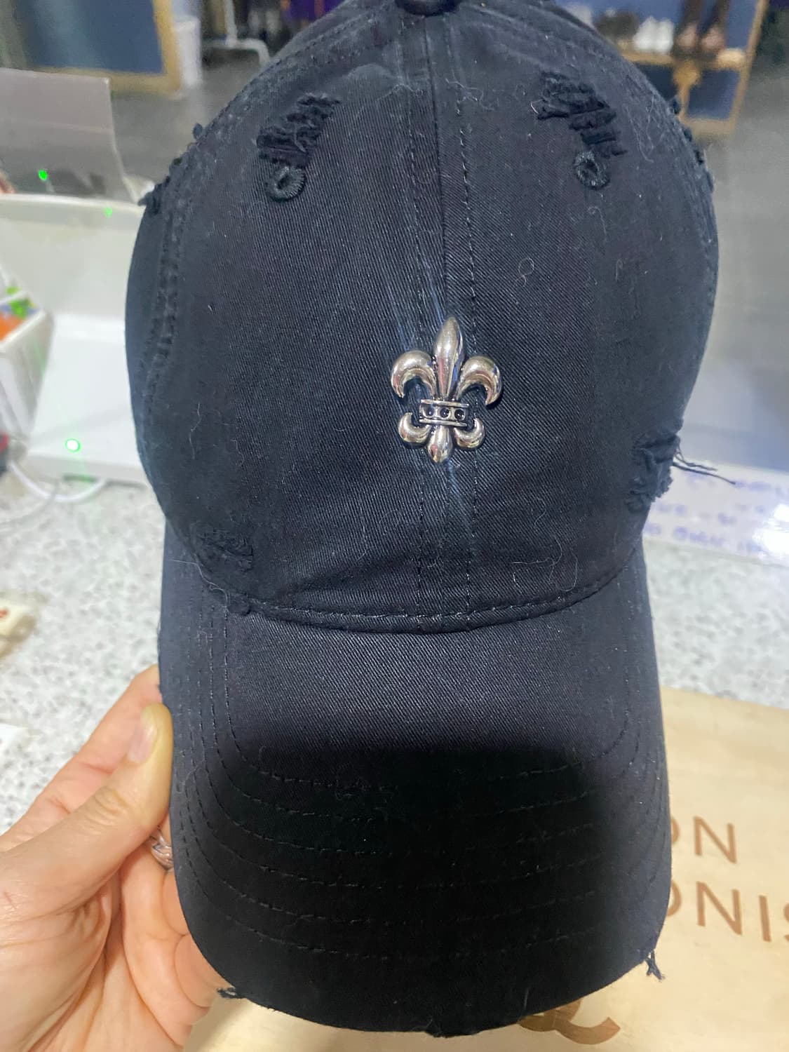 블랙 볼캡(새상품) 상품이미지7