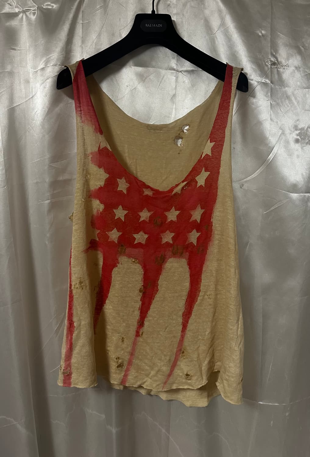 발망 SS11 디스트레스드 성조기 탱크탑 상품이미지2