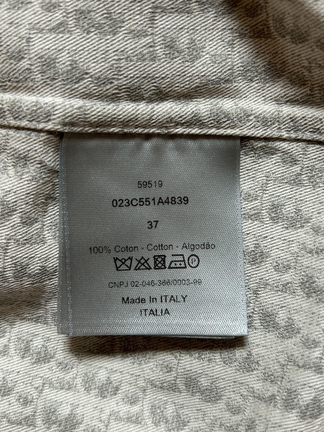 디올 오블리크 반소매 반팔셔츠 상품이미지8