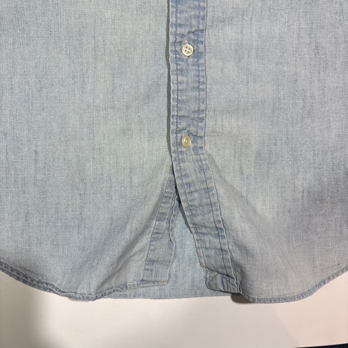 폴로랄프로렌 연청 데님 셔츠 상품이미지5