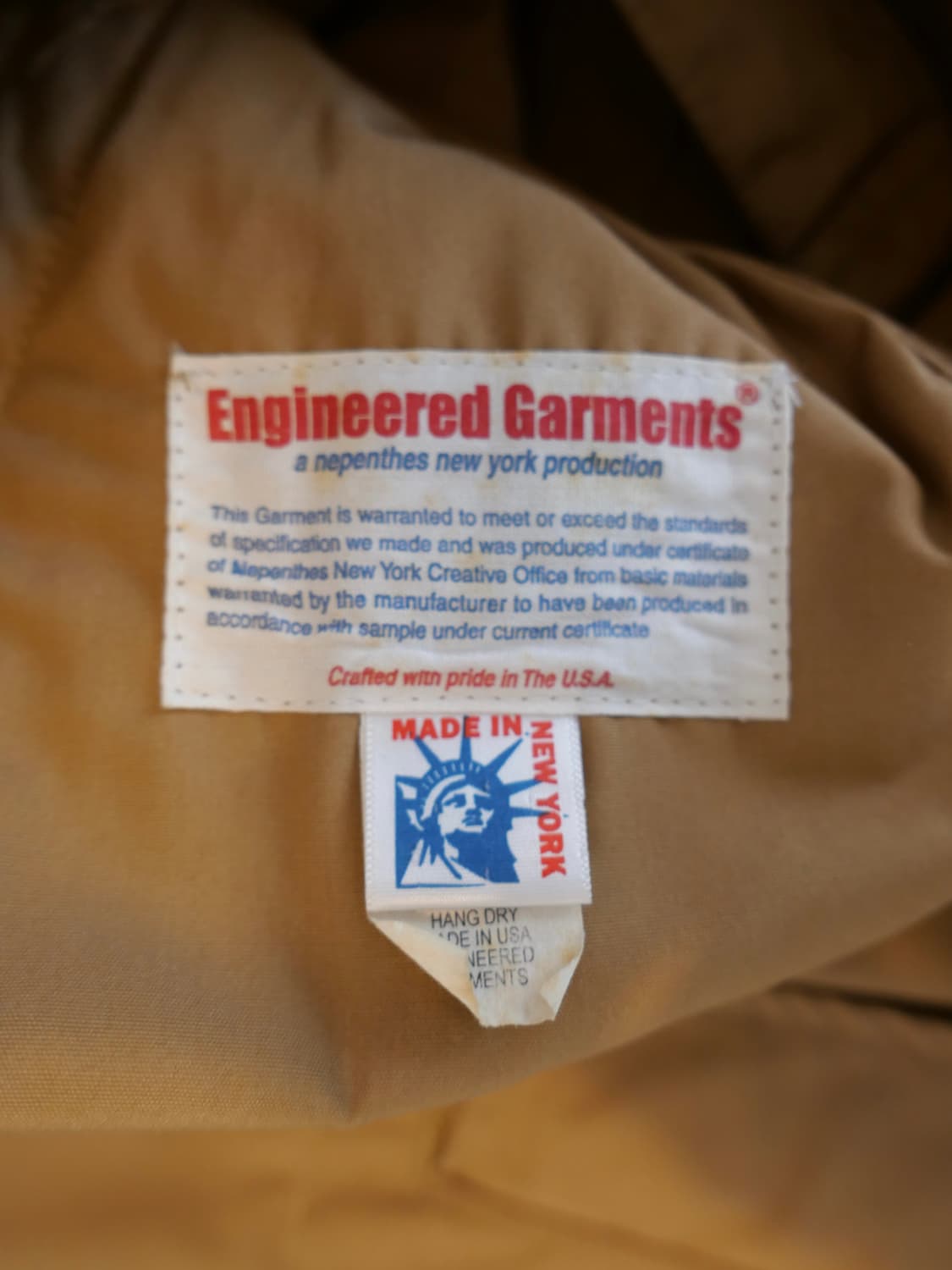 엔지니어드 가먼츠 벨티드 코트 상품이미지5