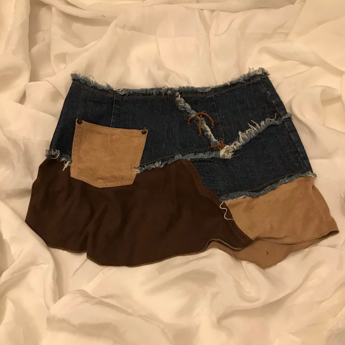 JPN Vintage 갸루 웨스턴 데님 초미니스커트 상품이미지4