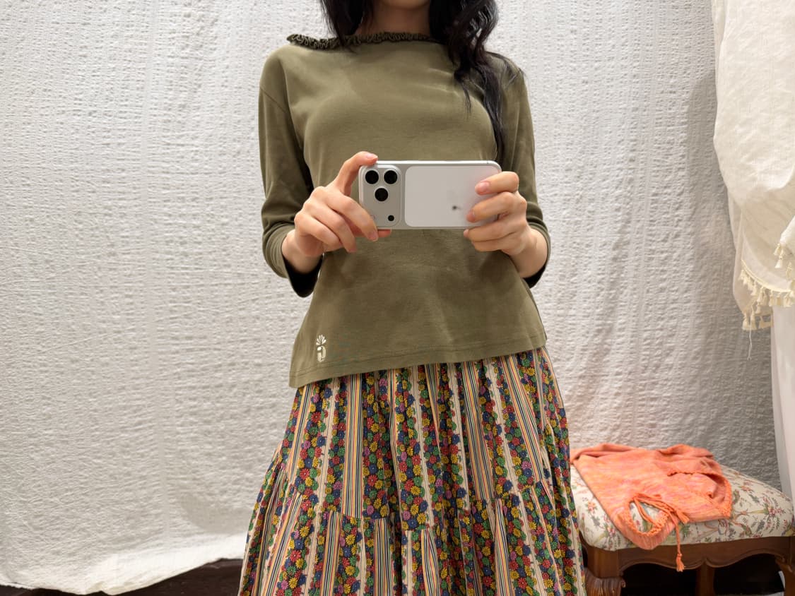 olive whipser frill long sleeve 상품이미지1