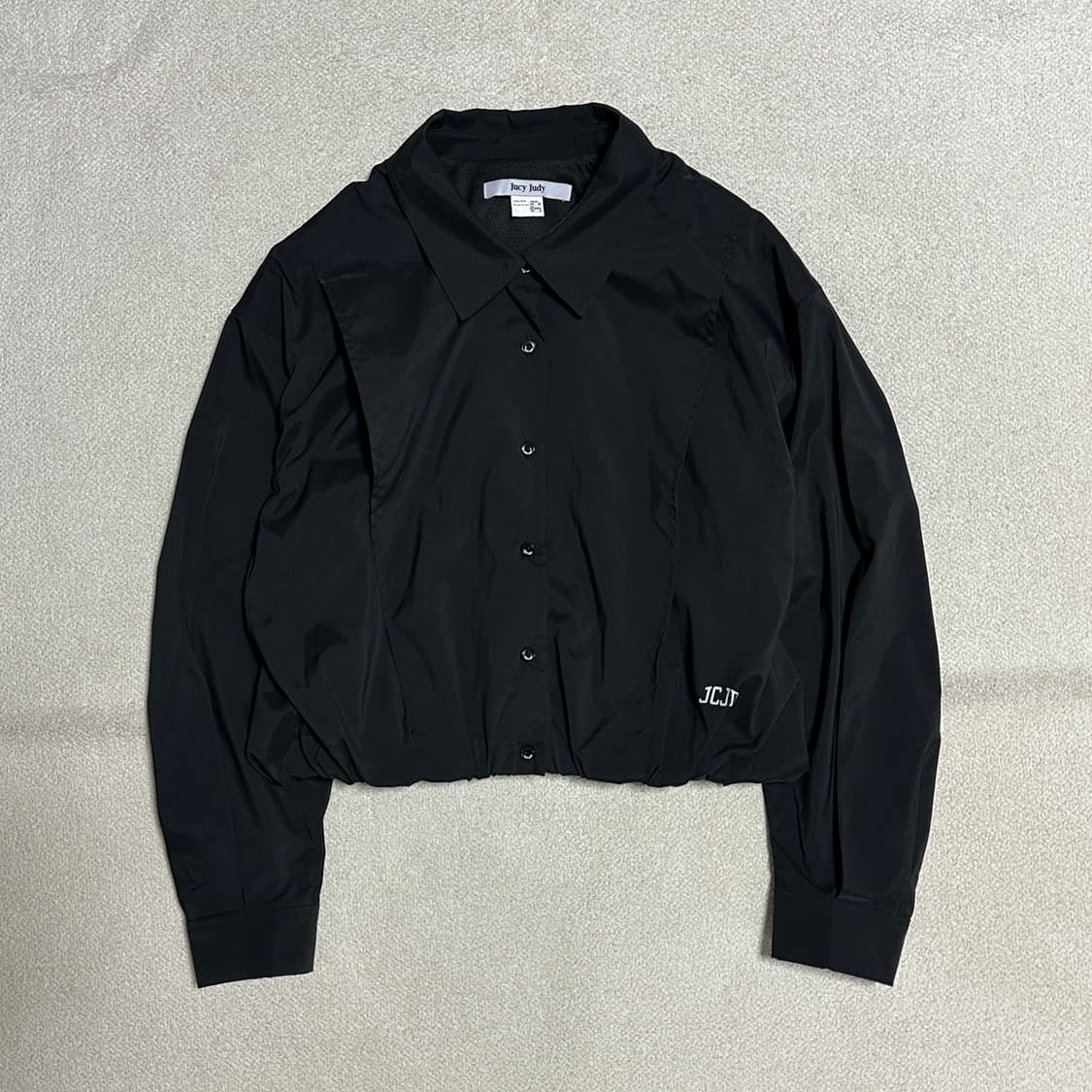 쥬시쥬디 J밑단 밴딩 셔츠 상품이미지2