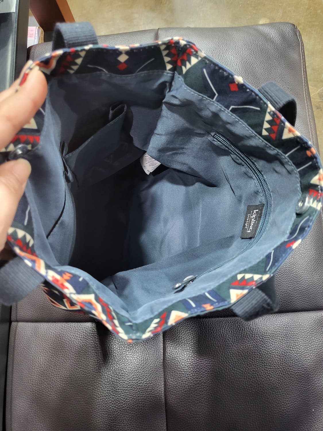 키플링 패턴 에코백 상품이미지6