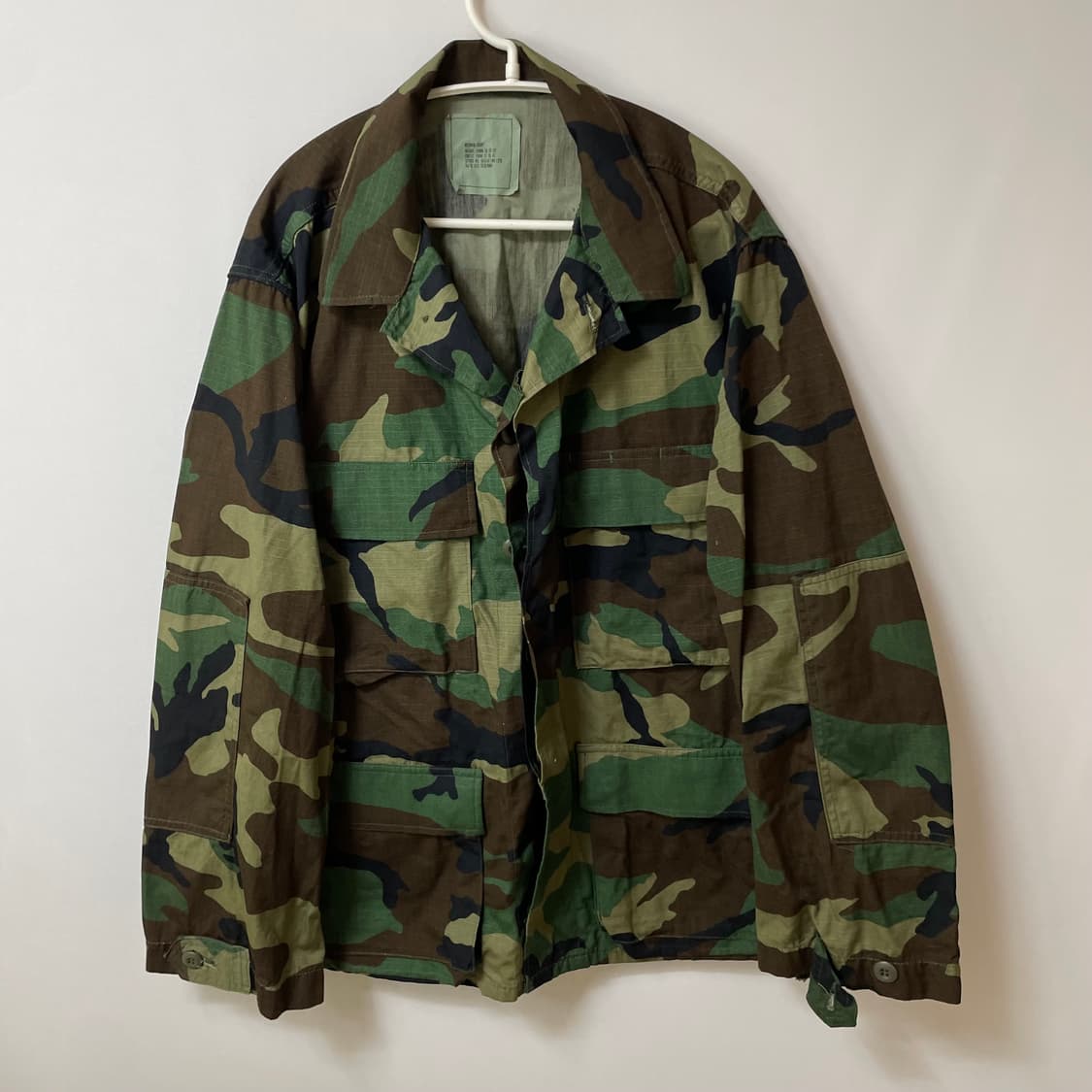 [ 미디움 숏 ] 미군 밀리터리 우드랜드 BDU 자켓  상품이미지1