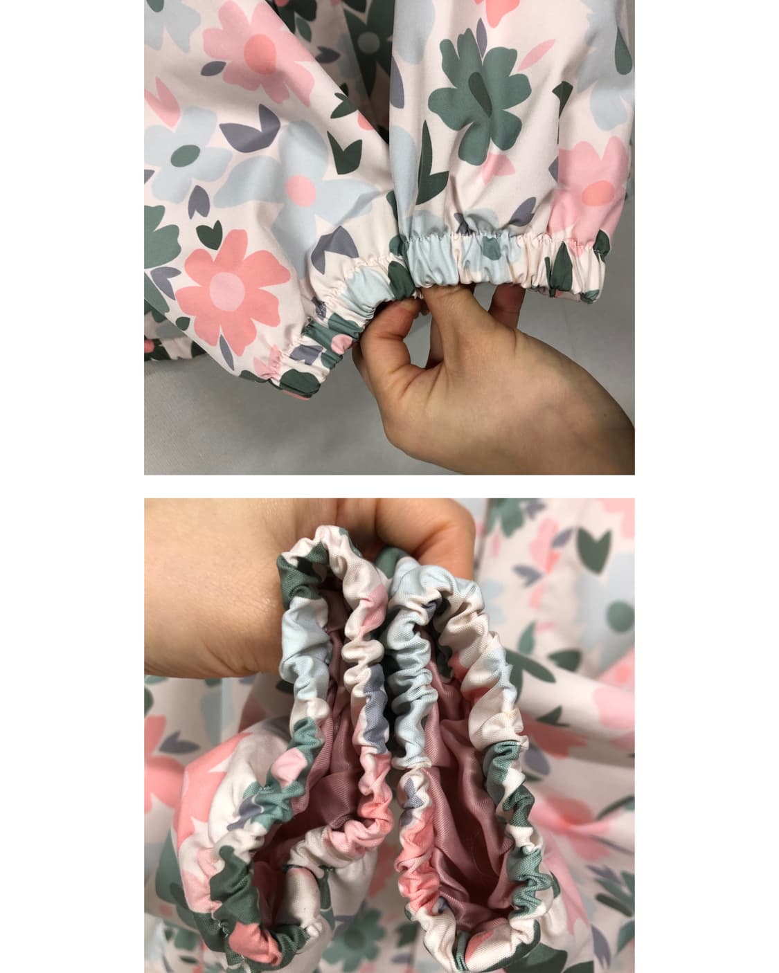 노스페이스 키즈 플라워 후드 바람막이 자켓 160 _ 연분홍 상품이미지4