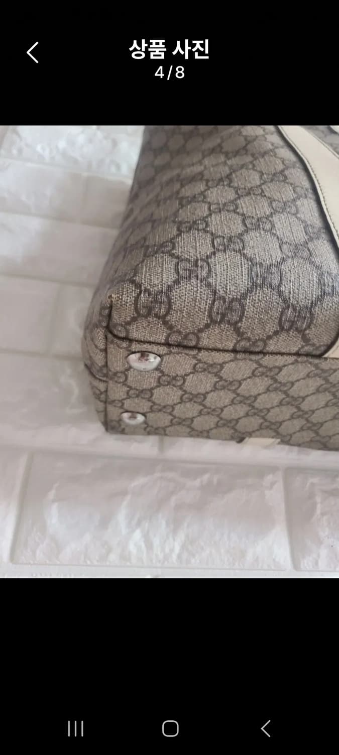 구찌 정품 GG 로고 쇼퍼백 상품이미지4