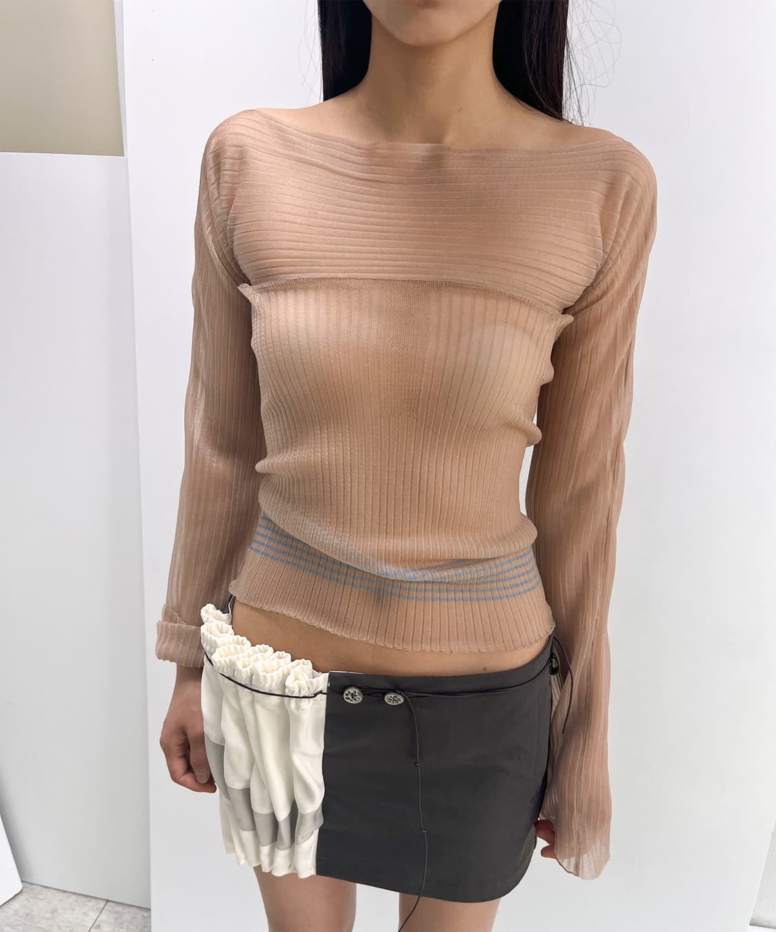 Ulika Sheer tank top 상품이미지1