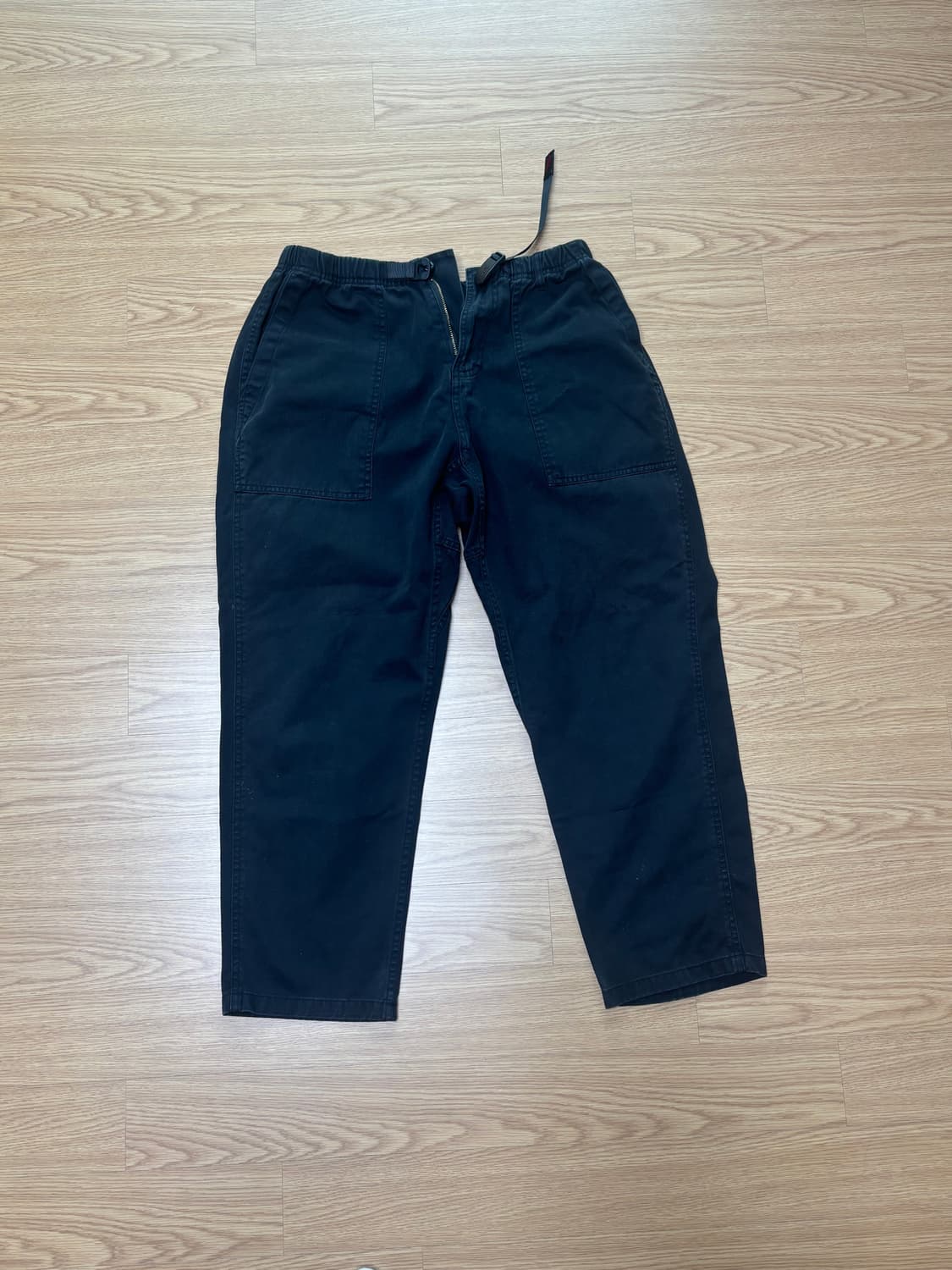 그라미치 루즈테이퍼드팬츠 M 블랙 상품이미지5