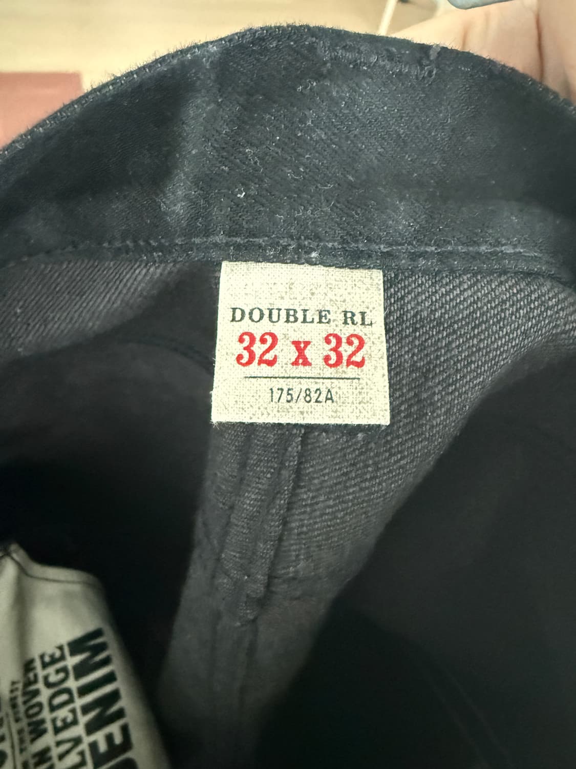 RRL 빈파포 블랙온블랙 32x32(교환 31 x 32) 상품이미지3