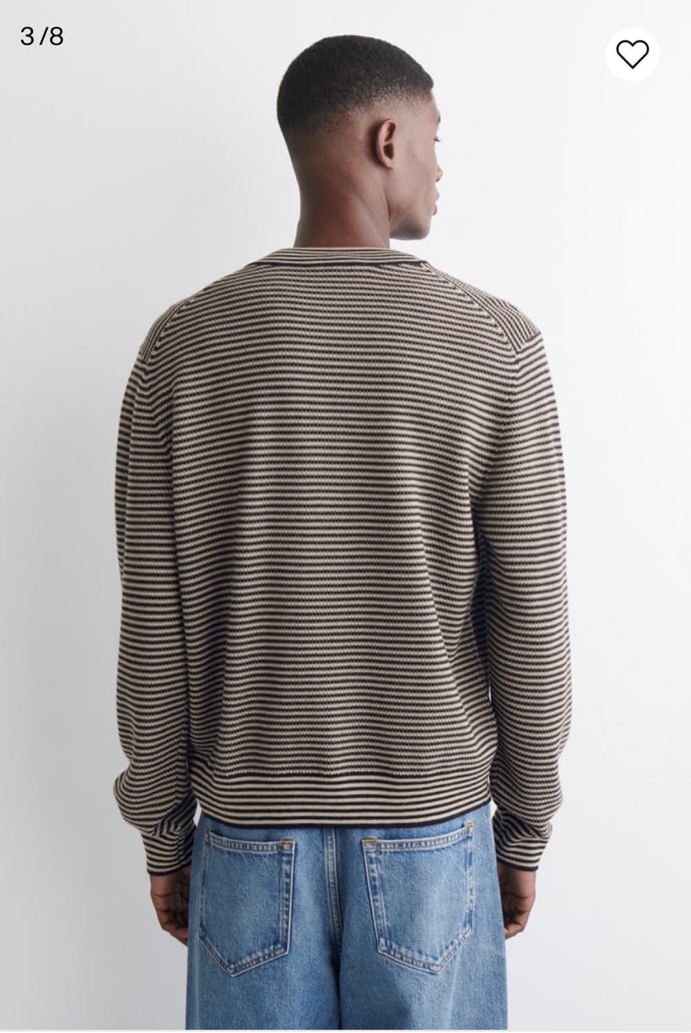 COS (신상품) 스트라이프 메리노 울 가디건 (택 O 새상품) 상품이미지7