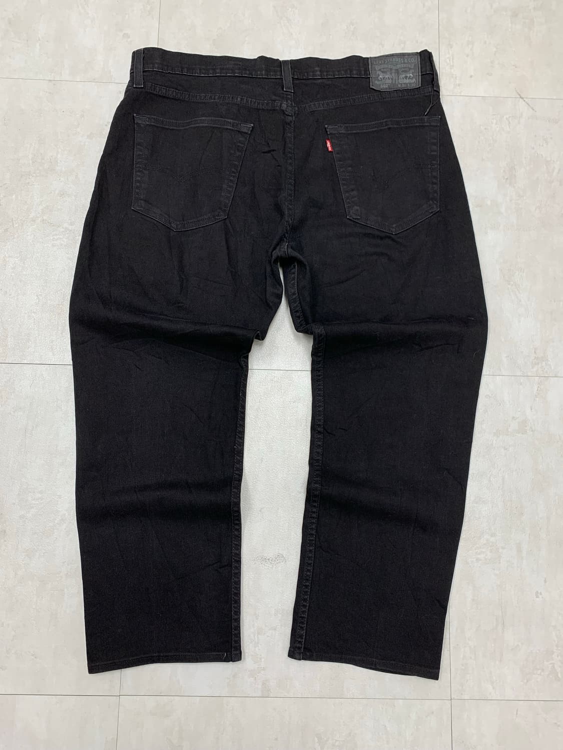 리바이스 502 흑청 데님 팬츠 #570 상품이미지5