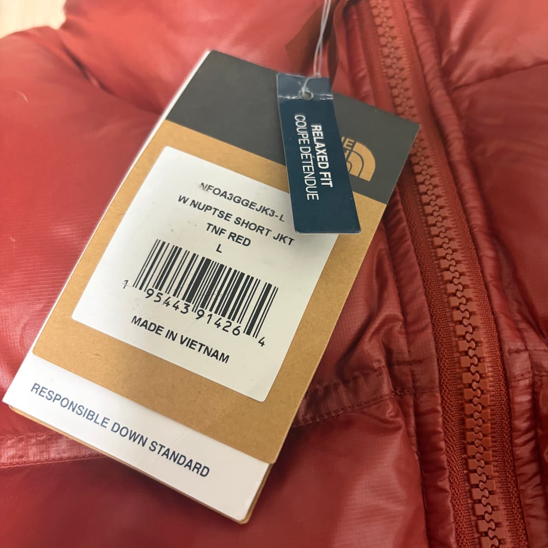 국내미출시 새상품)(W)노스페이스 다크레드 3빵 700 눕시 패딩 상품이미지4