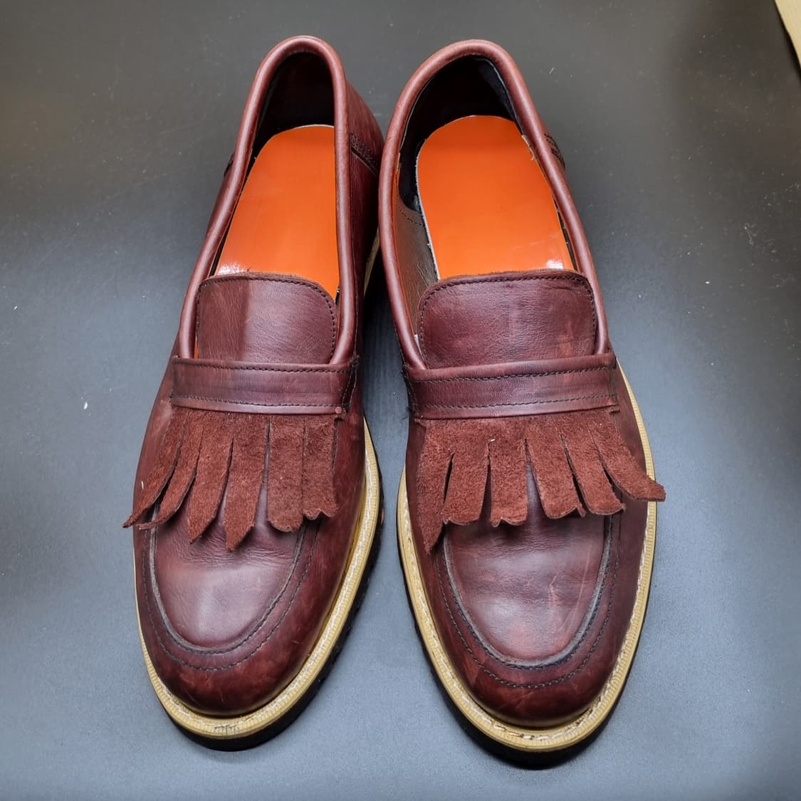 바이네르 버건디 남성로퍼 260 상품이미지2